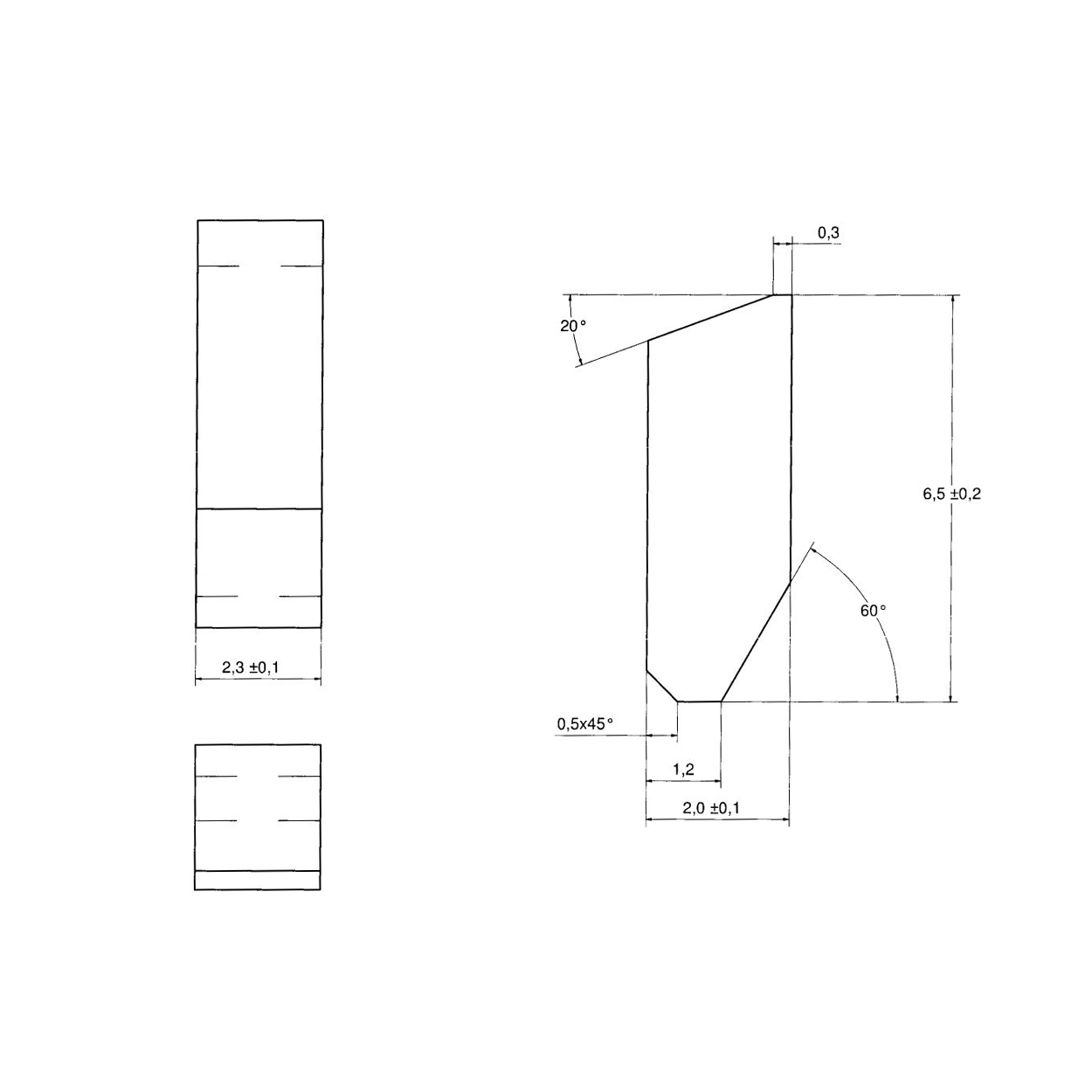 T.C. Saw Tips, WP28S